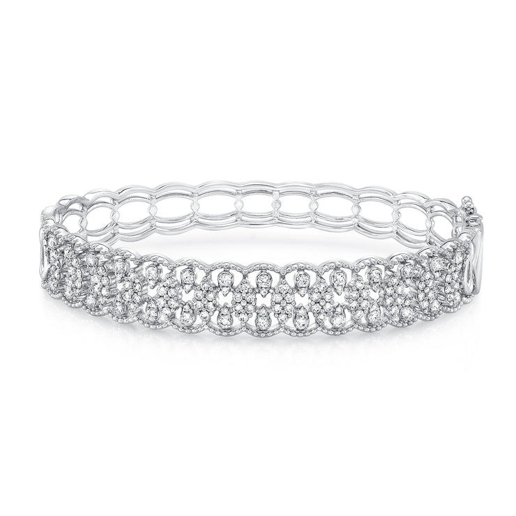 Uneek Lace Collection Clasp Bangle