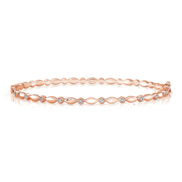 Uneek Stackable Collection Clasp Bangle