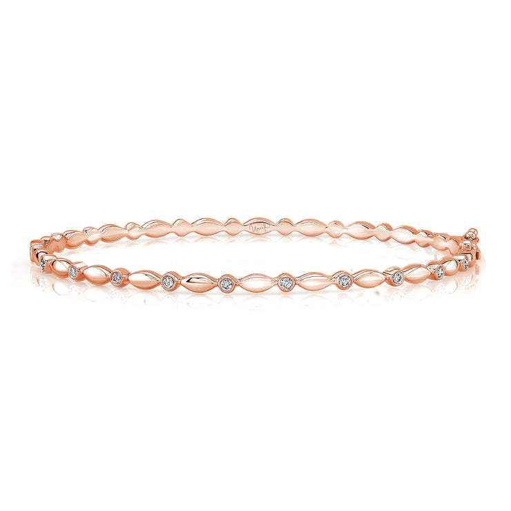 Uneek Stackable Collection Clasp Bangle