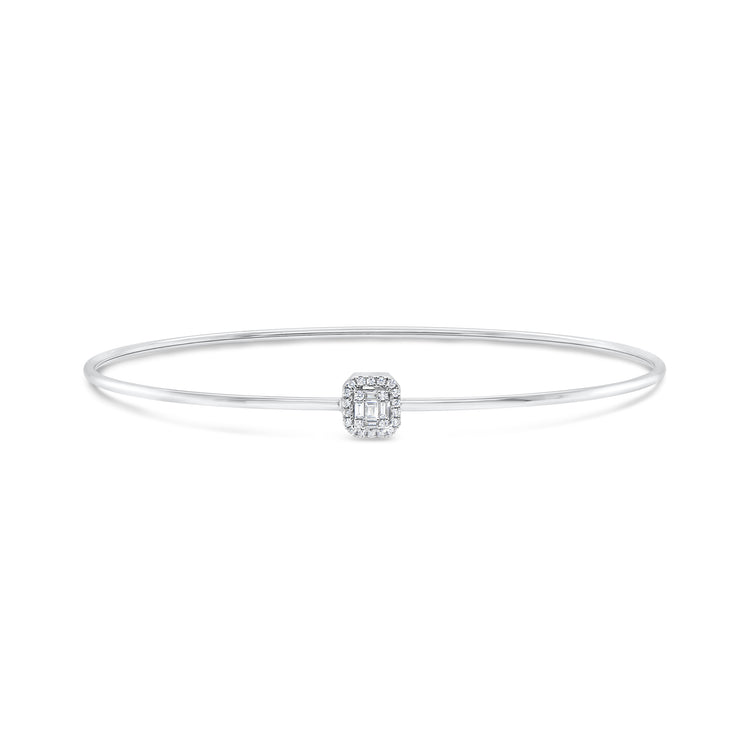 Uneek Stackable Collection Cluster Slip-On Bangle