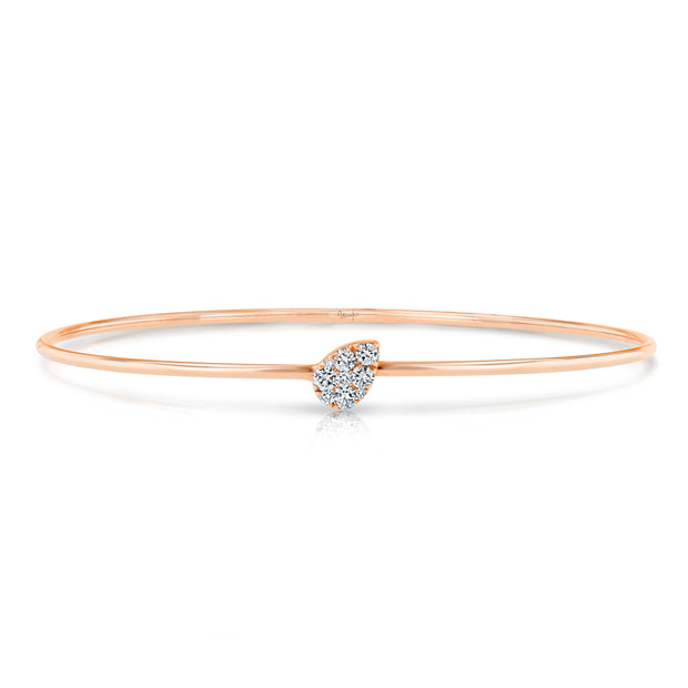 Uneek Stackable Collection Cluster Slip-On Bangle
