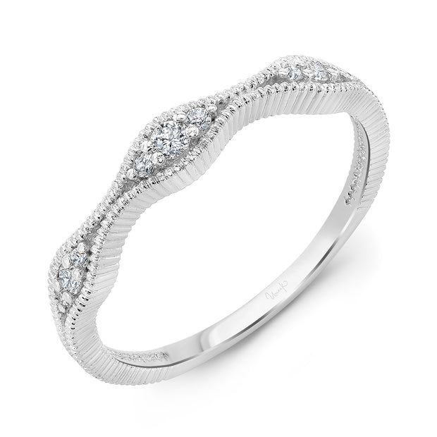 Uneek Stackable Collection Diamond Stackable Ring