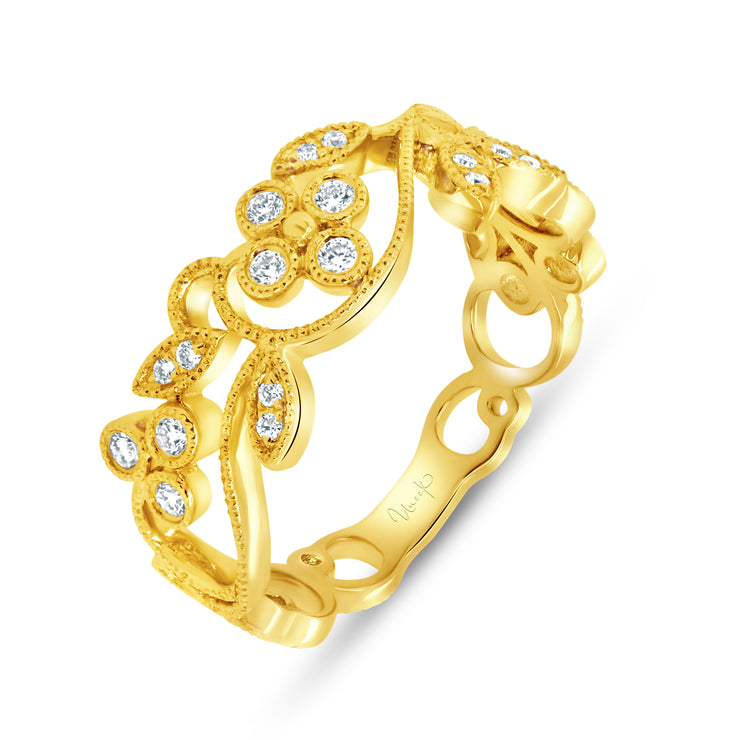Uneek Floral Fashion Ring