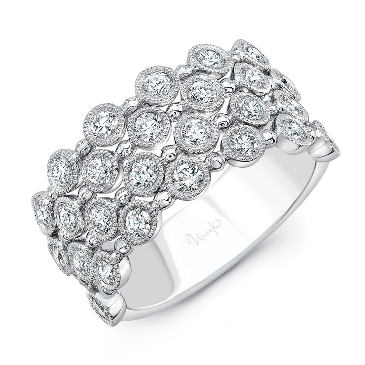 Uneek Lace Collection 4-Row Fashion Ring