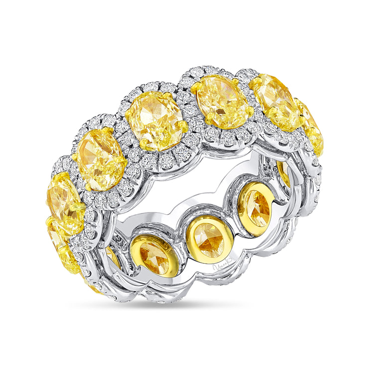 Uneek Natureal Collection Halo Eternity Ring