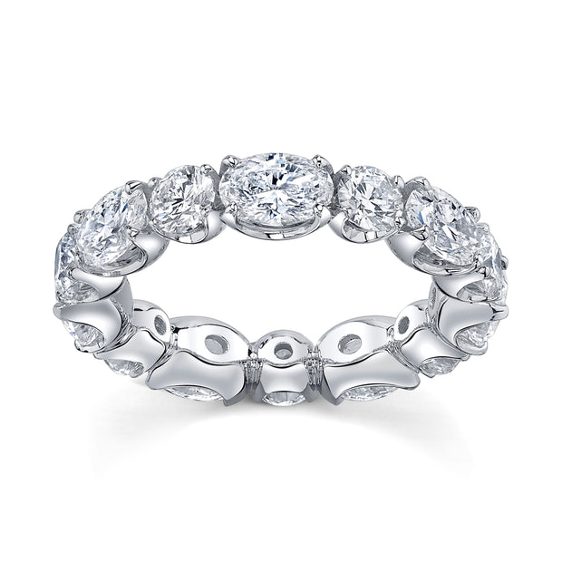 Uneek Eternity Collection 1-Row Oval Eternity Ring