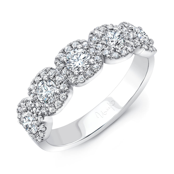 Uneek Stackable Collection Round Diamond Stackable Ring