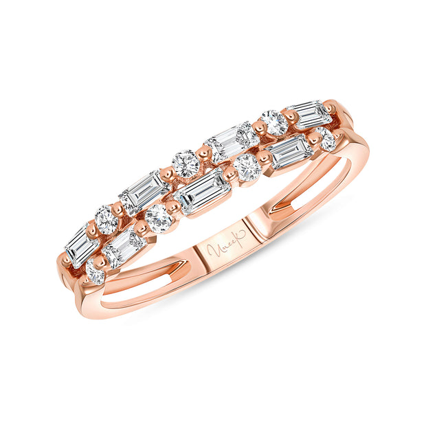 Uneek Stackable Collection 2-Row Stackable Ring