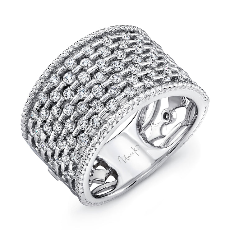 Uneek Lace Collection Multi-Row Fashion Ring