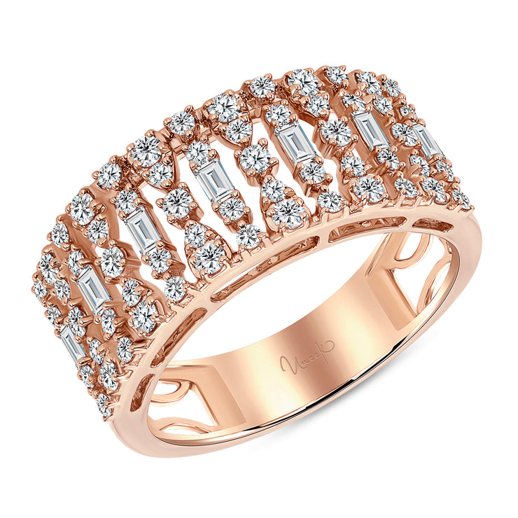 Uneek Lace Collection Multi-Row Fashion Ring