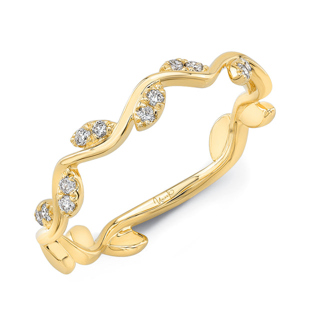 Uneek Stackable Collection Floral Stackable Ring