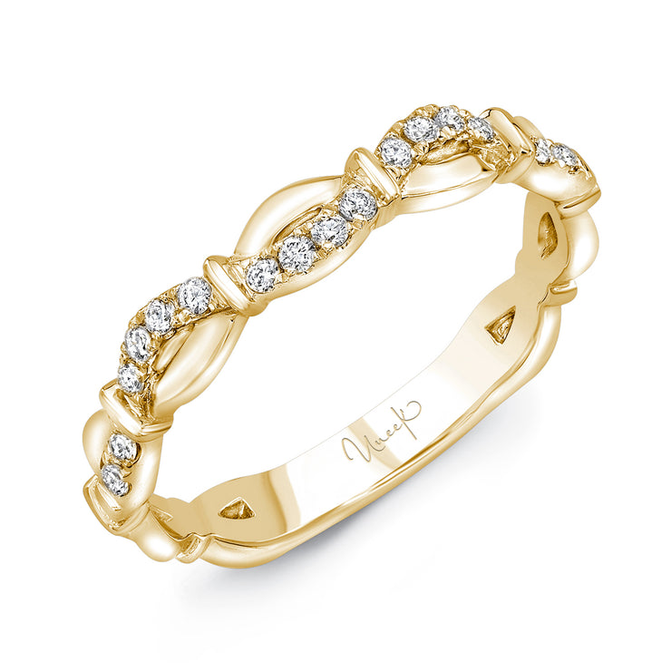 Uneek Stackable Collection Twist Stackable Ring