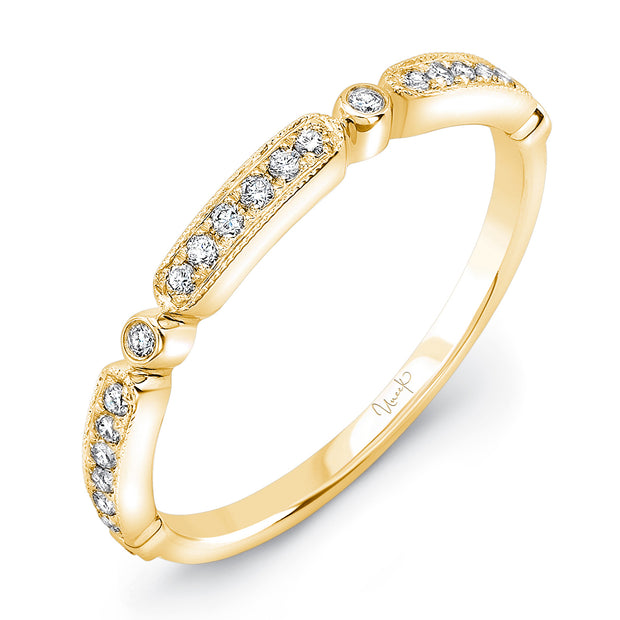 Uneek Stackable Collection 1-Row Diamond Stackable Ring