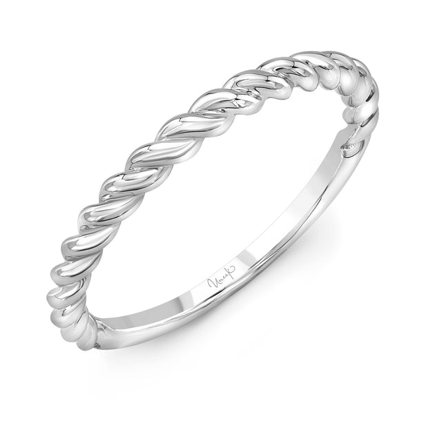 Uneek Stackable Collection Twist Stackable Ring