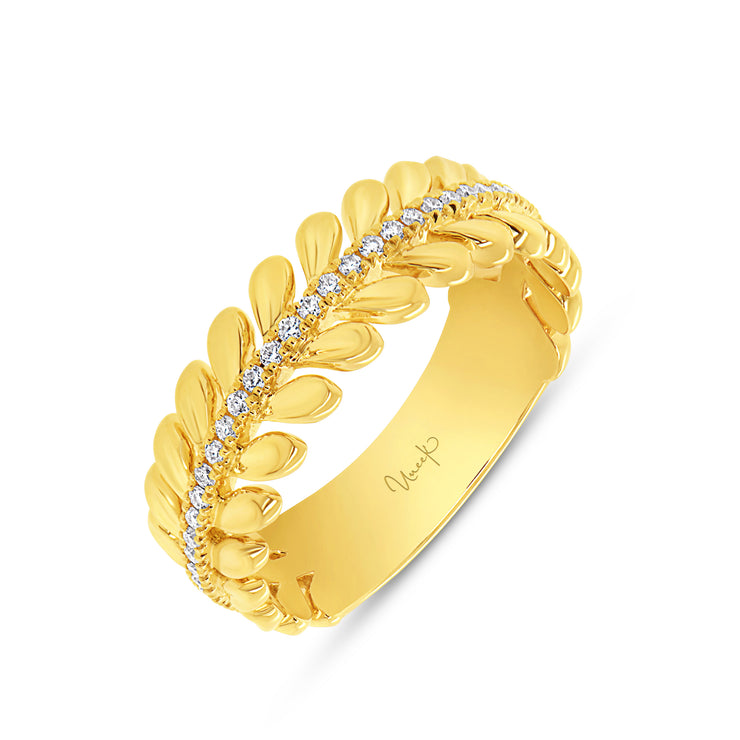 Uneek Stackable Collection Floral Fashion Ring