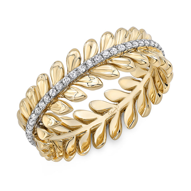 Uneek Stackable Collection Floral Stackable Ring