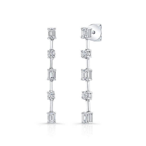 Uneek Chatterley Collection Straight Drop Earrings