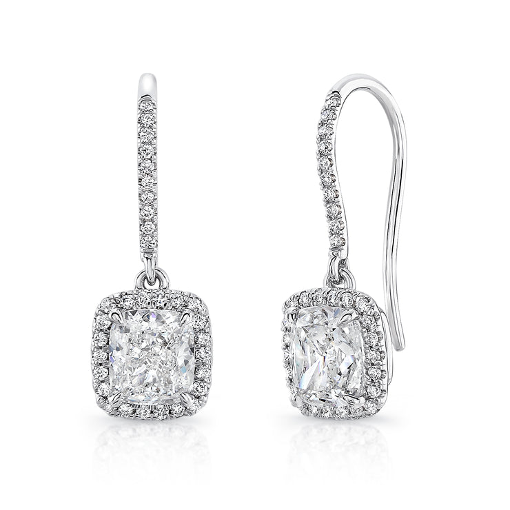 Uneek Cushion Shaped Diamond Earrings