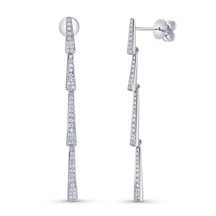 Uneek Gatsby Collection Dangle Earrings