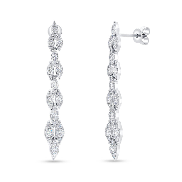 Uneek Gatsby Collection Dangle Earrings