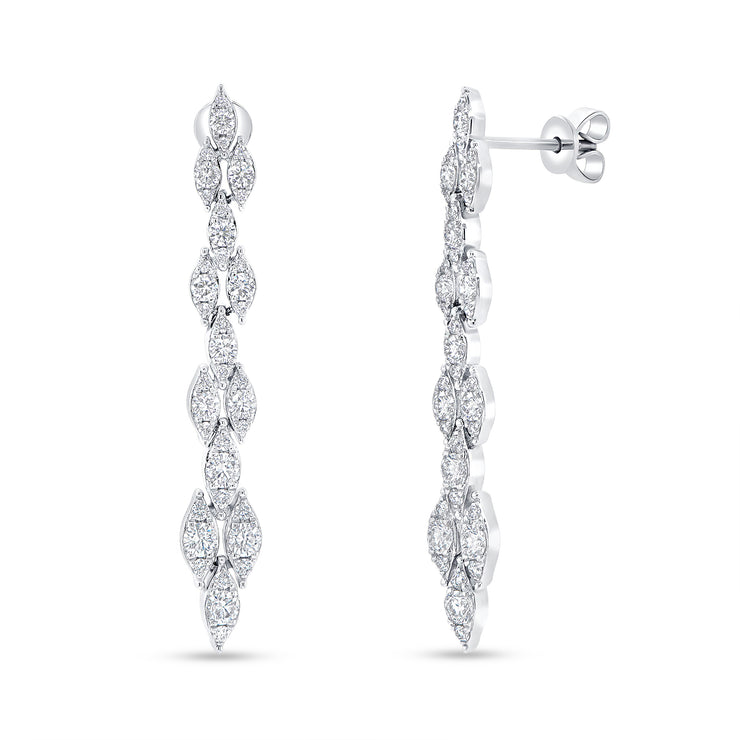 Uneek Gatsby Collection Dangle Earrings