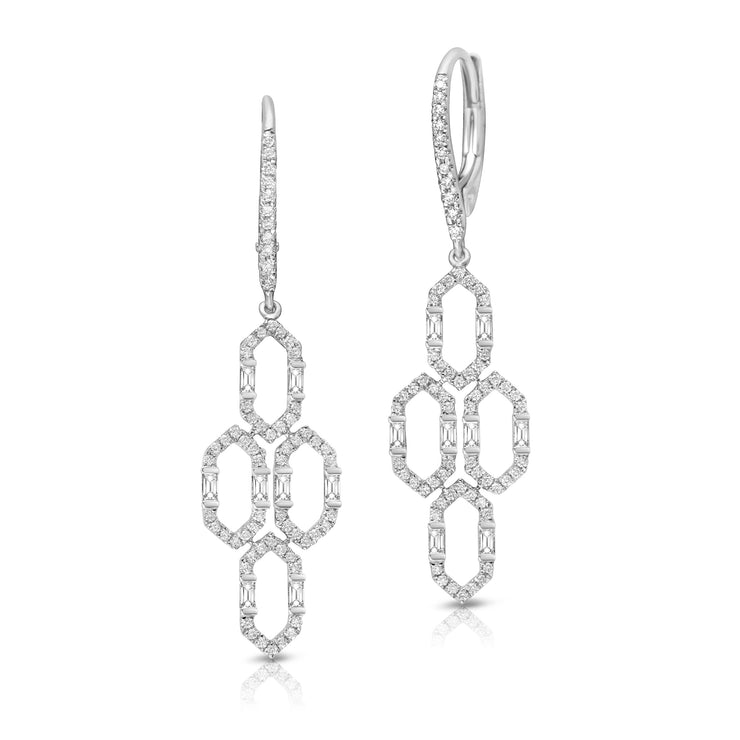 Uneek Gatsby Collection Dangle Earrings
