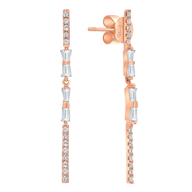 Uneek Gatsby Collection Dangle Earrings