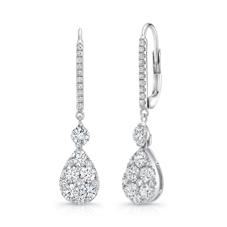 Uneek Cluster Dangle Earrings