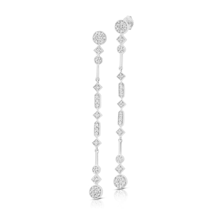 Uneek Gatsby Collection Dangle Earrings
