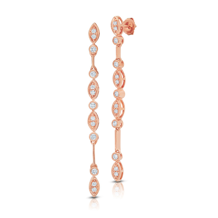 Uneek Gatsby Collection Dangle Earrings