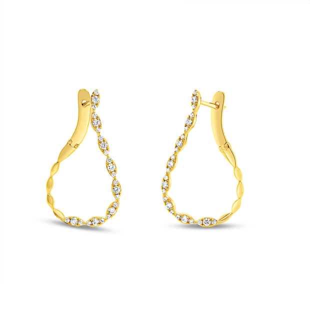 Uneek Chatterley Collection Hoop Earrings