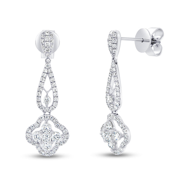 Uneek Bouquet Collection Dangle Earrings
