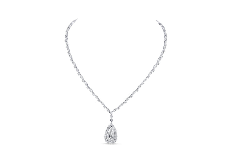 Uneek Signature Collection Drop Necklace