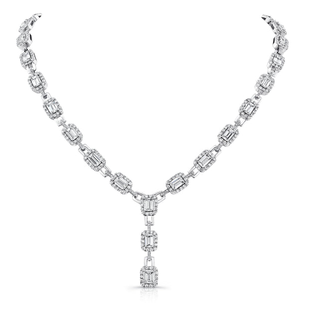 Uneek Signature Collection Lariat Necklace