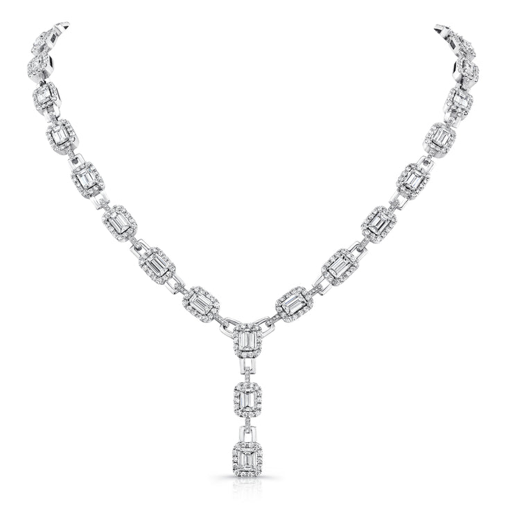 Uneek Signature Collection Lariat Necklace