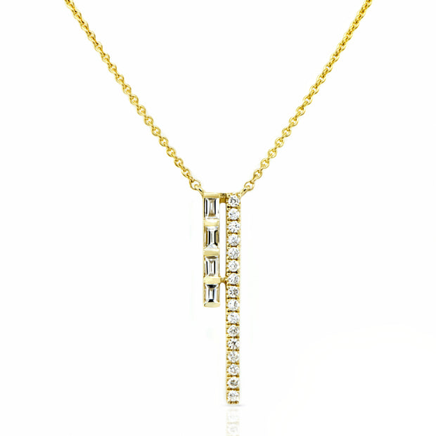 Uneek Gatsby Collection Bar Necklace