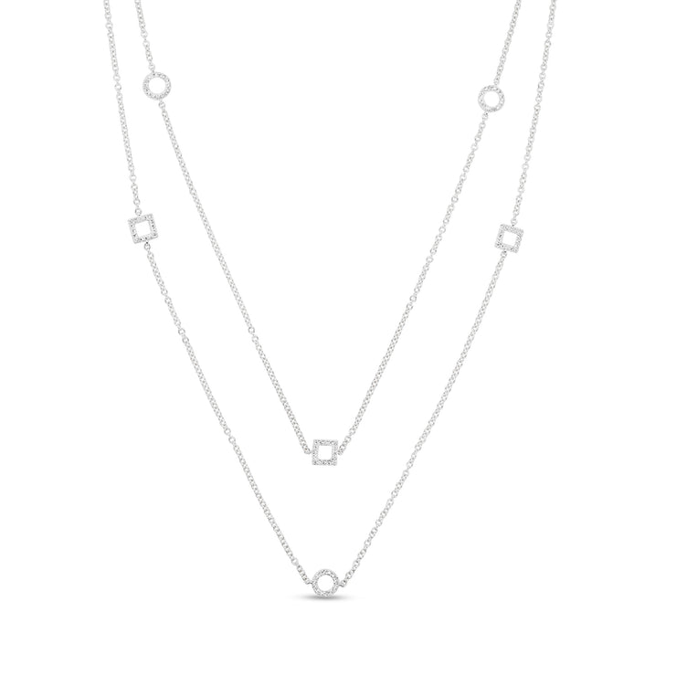 Uneek Cascade Collection Yard Opera Necklace