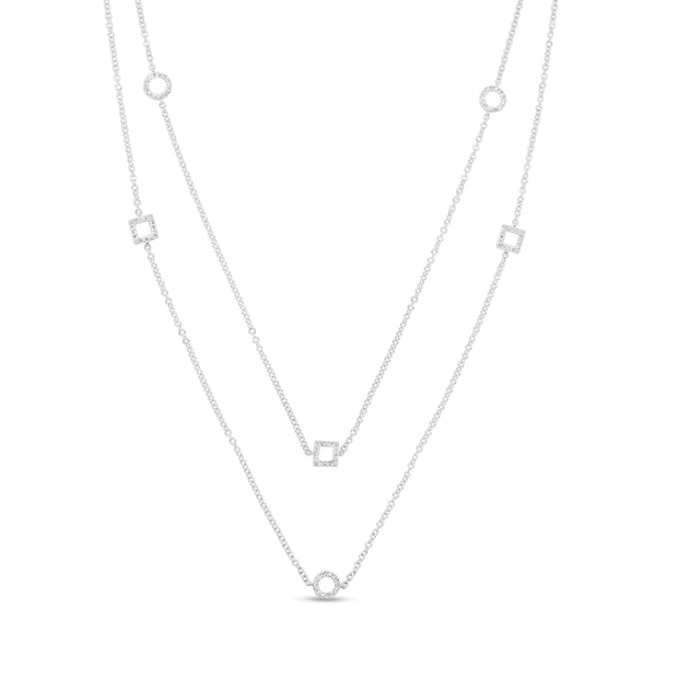 Uneek Cascade Collection Yard Opera Necklace