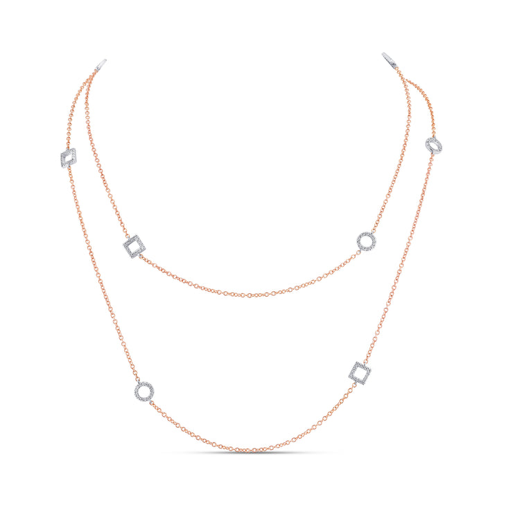Uneek Cascade Collection Necklace