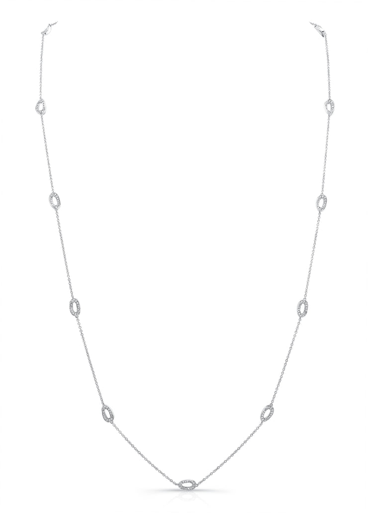 Uneek Cascade Collection Yard Opera Necklace
