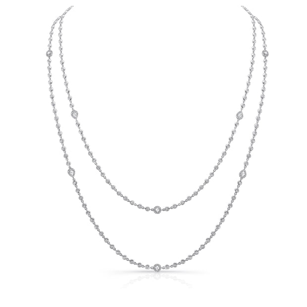 Uneek Cascade Collection Yard Opera Necklace