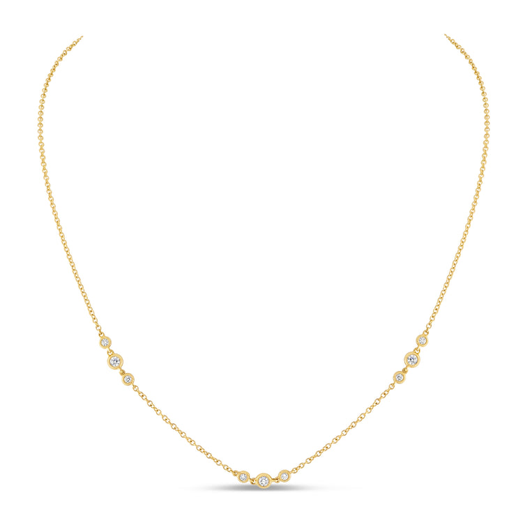 Uneek Cascade Collection Yard Chain Necklace
