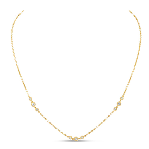 Uneek Cascade Collection Yard Chain Necklace