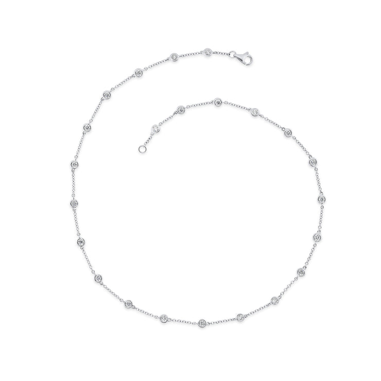 Uneek Cascade Collection Yard Chain Necklace