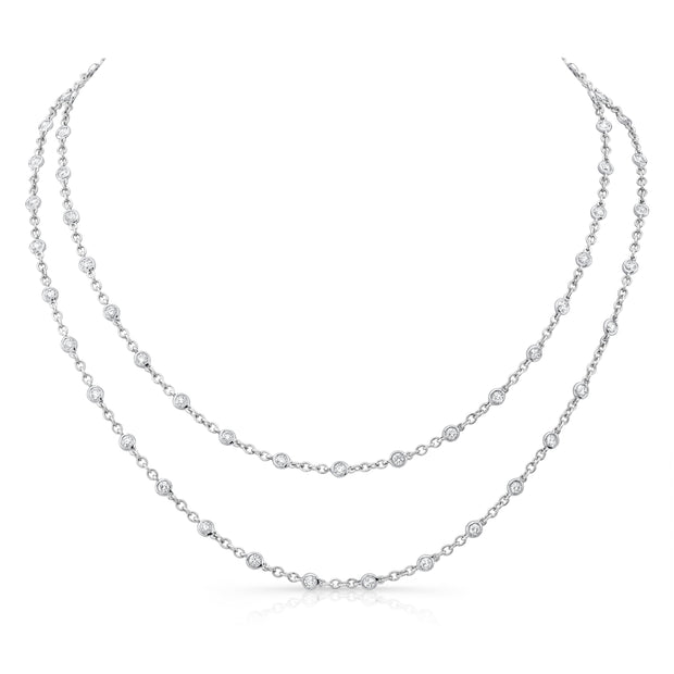 Uneek Cascade Collection Yard Opera Necklace