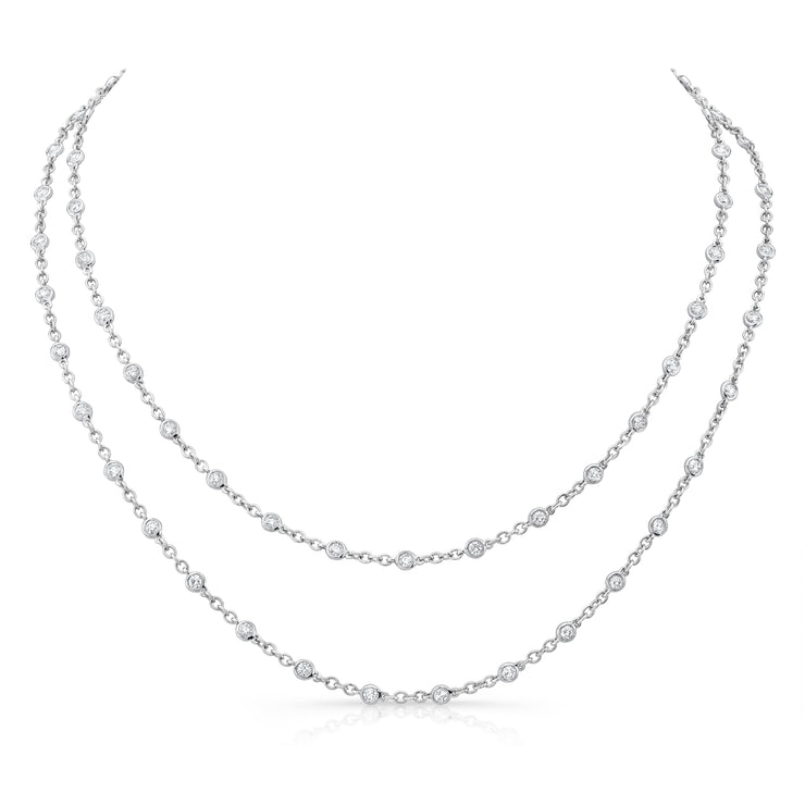 Uneek Cascade Collection Yard Opera Necklace