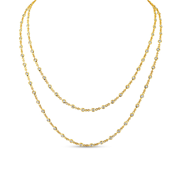 Uneek Cascade Collection Yard Opera Necklace