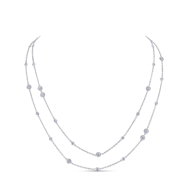 Uneek Cascade Collection Yard Opera Necklace