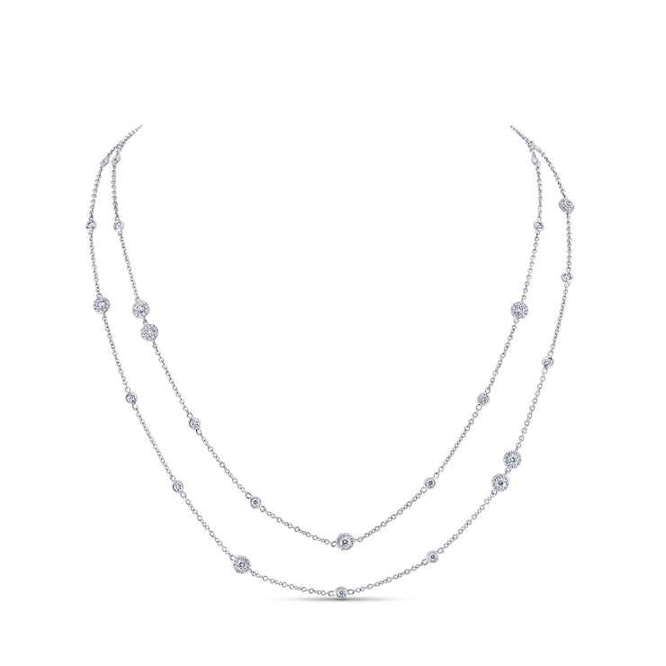 Uneek Cascade Collection Yard Opera Necklace