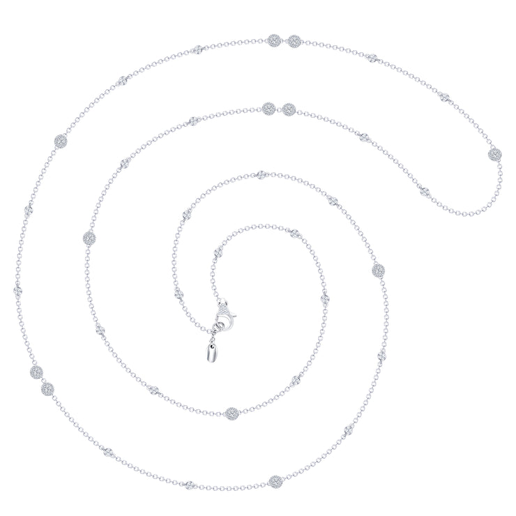 Uneek Cascade Collection Yard Opera Necklace